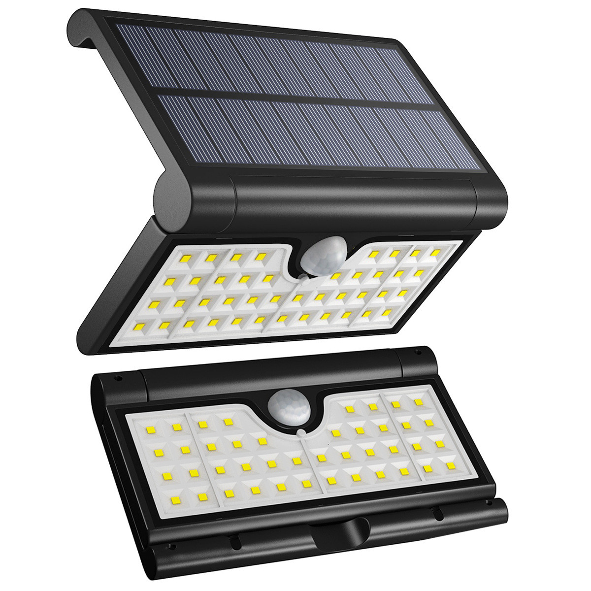 High Lumen Security 2w Outdoor Waterproof Foldable Super Bright Motion Sensor 42 Led Solar Wall Light