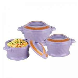  Keep Warm Lunch Box Set 3pcs Double Wall Insulated Stock Pot Set Manufactures