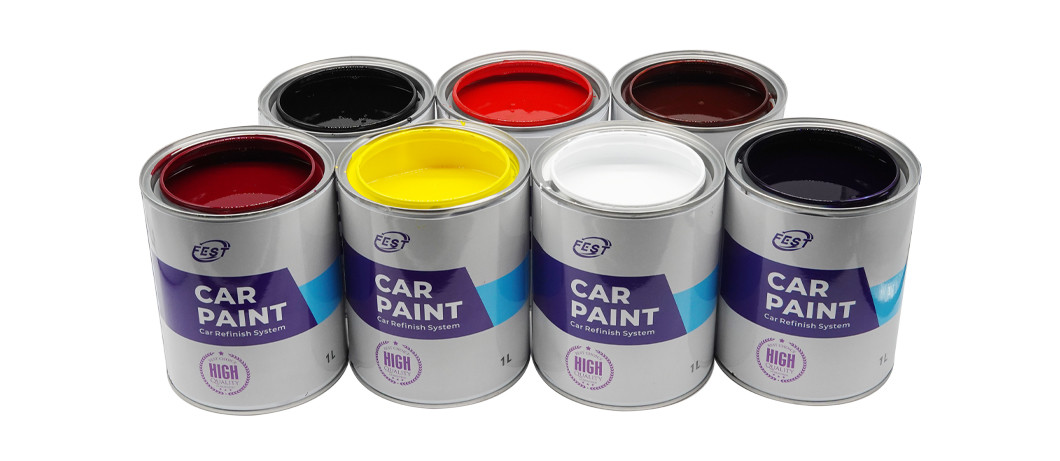 1K Basecoat Red Color For Car Paint Repair Or Change Color Package Customize