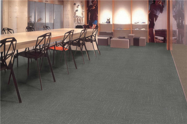 Carpet Design Squares / Modern Carpet Tiles 100% Nylon Yarn Type CE Certified