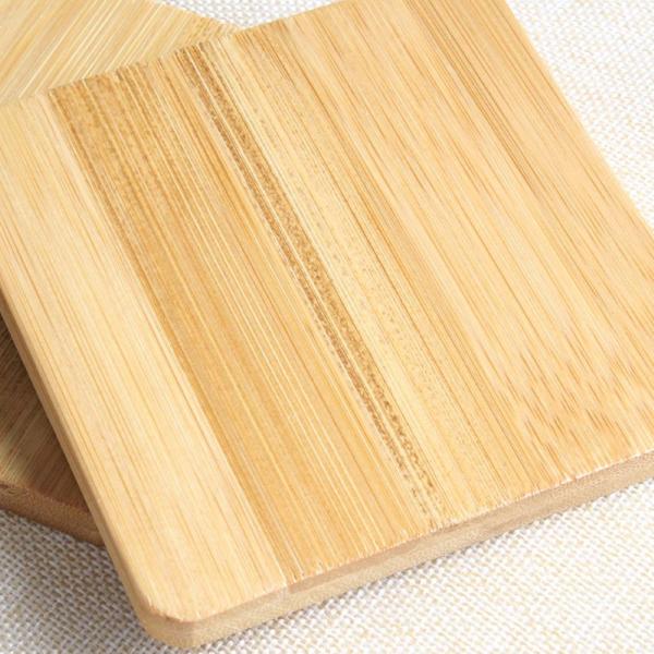 Bamboo Coasters For Crafts , Squre & Round Coasters For Crafts Coated Plain