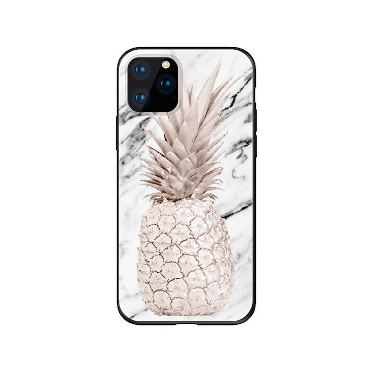 Decorative Pineapple Phone Cases Full Wrapped Matte Mobile Cover For Iphone 11