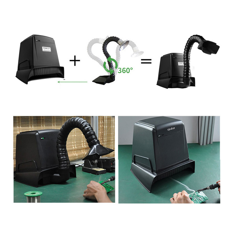 Energy Saving Fume Eliminator Small Power 35W for Desktop Soldering