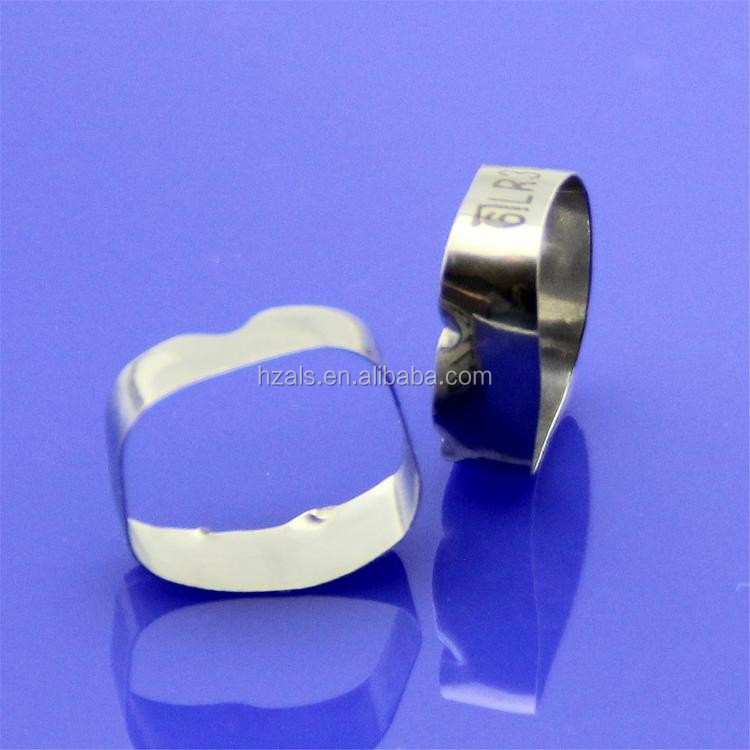 Lingual Dental Orthodontic Molar Band Preformed Space Maintainer With Buccal Tube