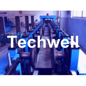 High Productivity, Automatic Type C Purlin Roll Forming Machine With Chain