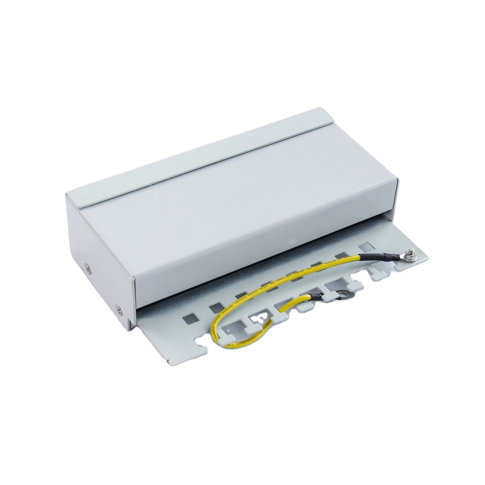 OEM Welcome 1U 8 Ports Cat.6A Cat.6 Cat5e Wall Mount Patch Panel for Ethernet 19 Inch Length