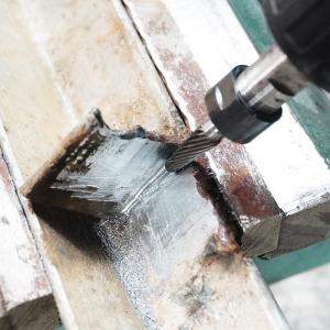 Unicolor 6mm 6.35mm Shank Solid Cutting Tools Tungsten Burs Rotary Set 1/4inch