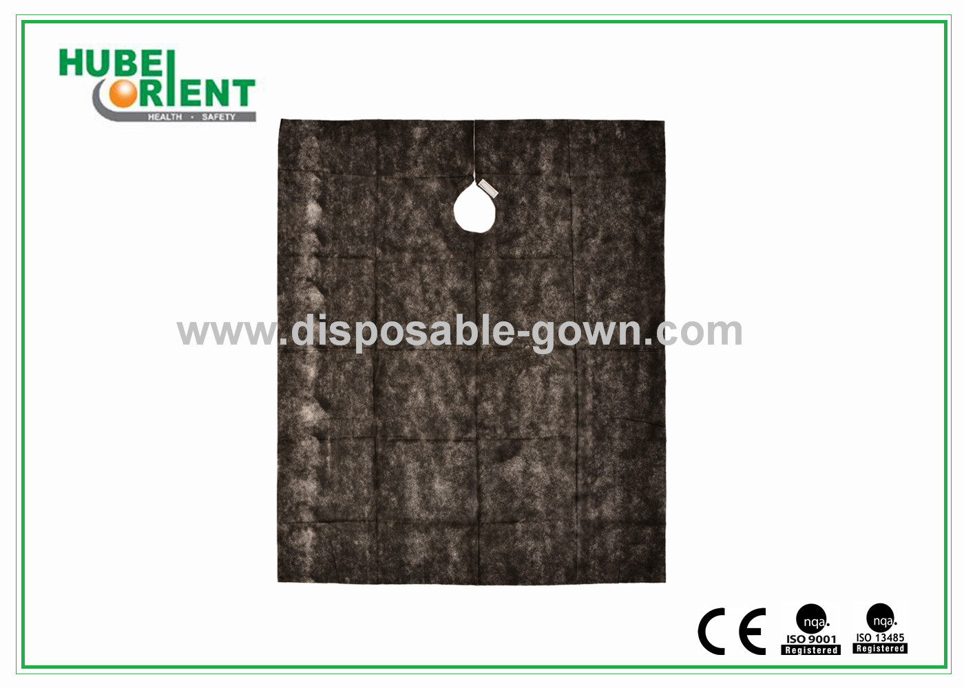 OEM Nonwoven Disposable cape for Hair Dressing 20gsm to 50gsm
