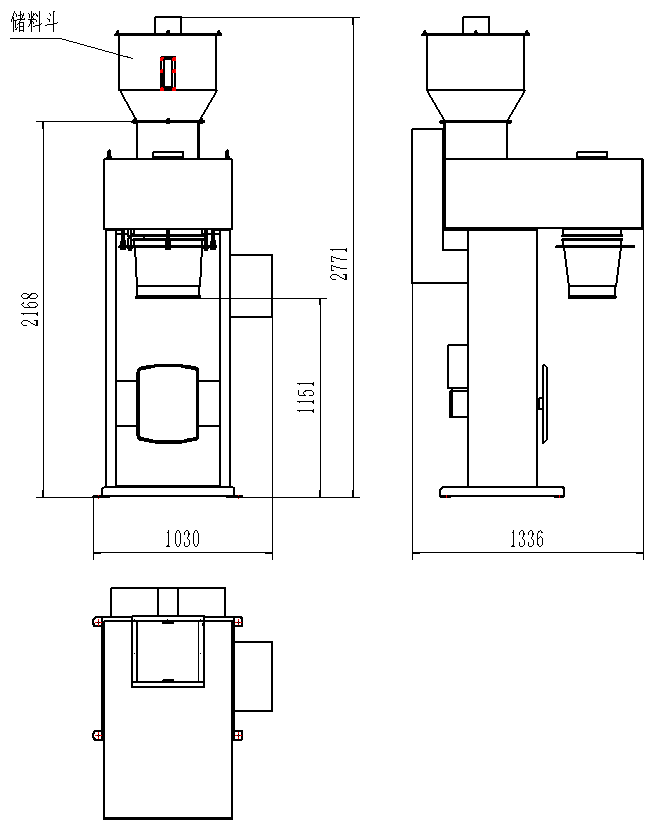 DCS-50FT2 Ewinall Automatic Powder Packaging Scale Machine Stainless Steel