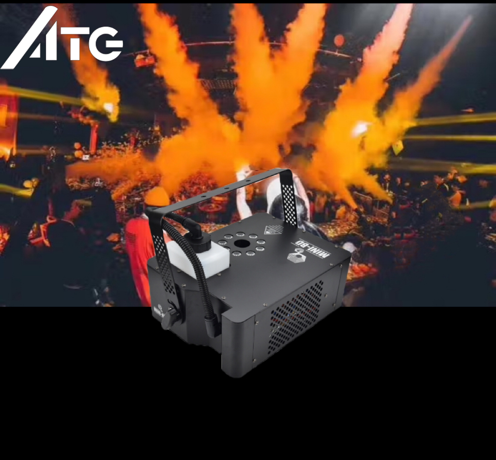 1.2L Oil Drum Volume RGB Light Smoke Machine with Remote Control for DJ Smoke Effects