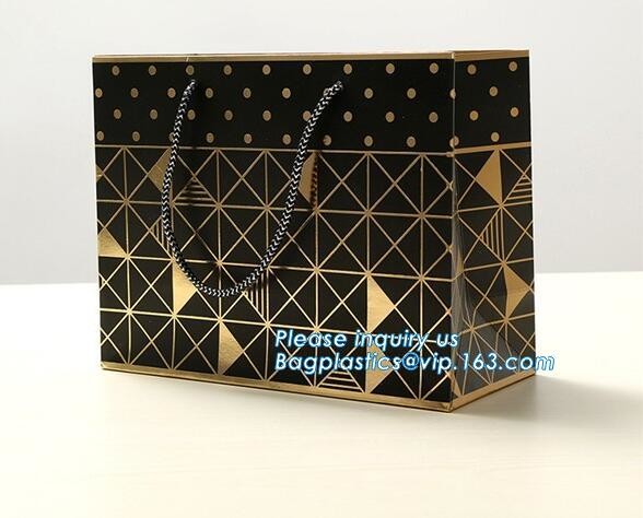 Luxury Paper Gift Carrier Shopping Bag Party Bag with Handles,printed paper carrier bag for apparel shopping bag, bageas