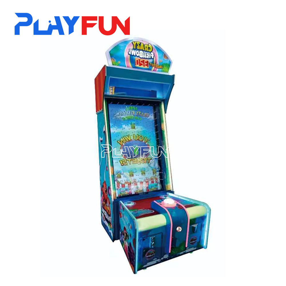 Crazy Fishbowl Ticket Redemption Game Machine