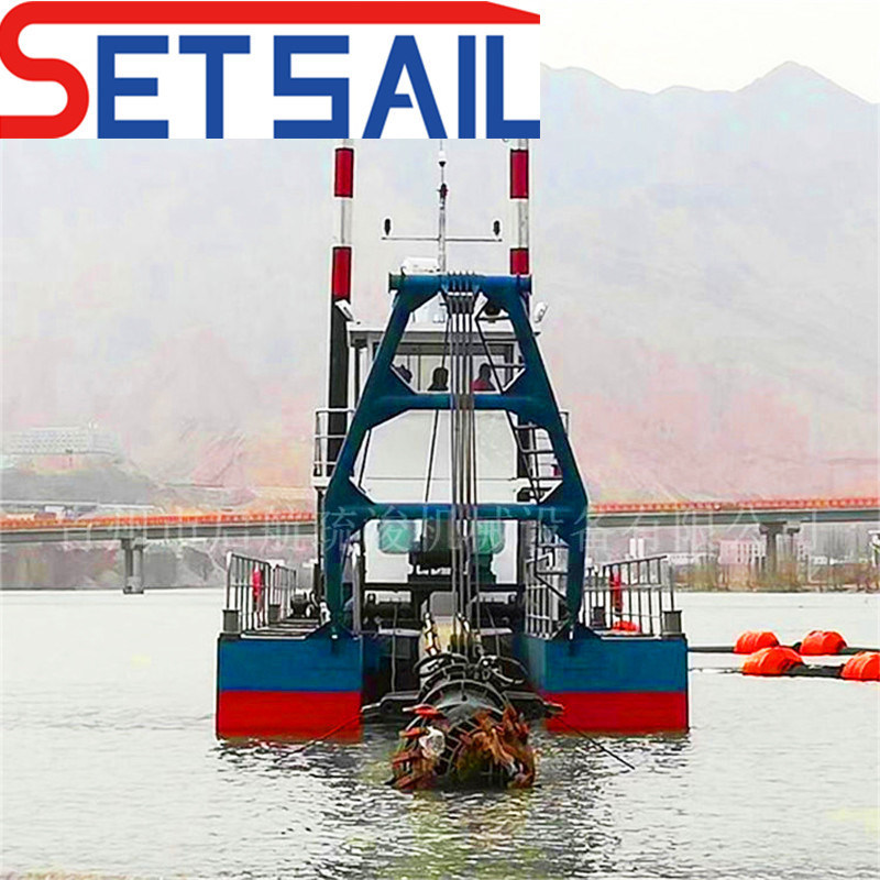 Water Flow 5500m3 Cutter Suction Dredger with Cummins Diesel Engine