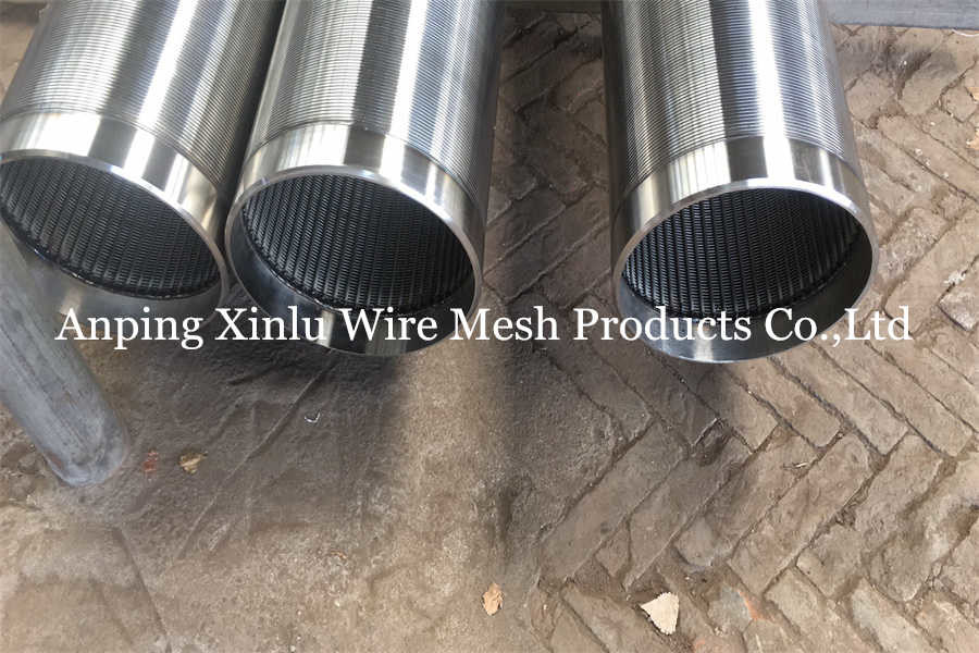6m Standard Length Wire Wrapped Continuous Slot Johson Water and Oil Well Screens with Q235 Mild Steel Material