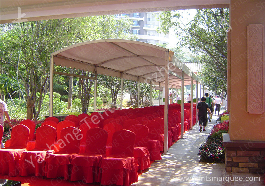 4x27M Arc Shape Outdoor Party Event Tent Hard Presed Aluminum Alloy
