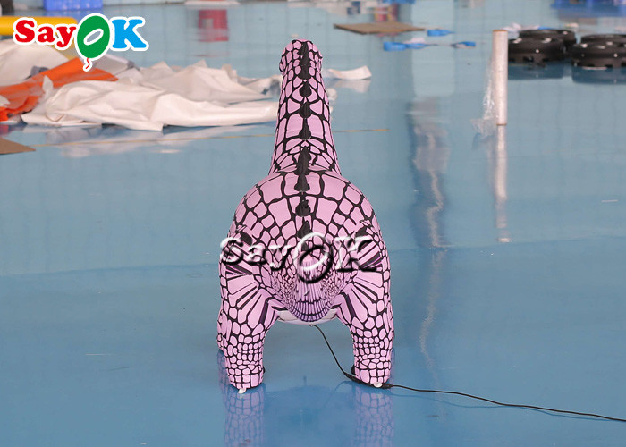 1m / 3.3ft Tall Life Size Inflatable Ankylosaurus Dinosaur With Blower For Yard Decor