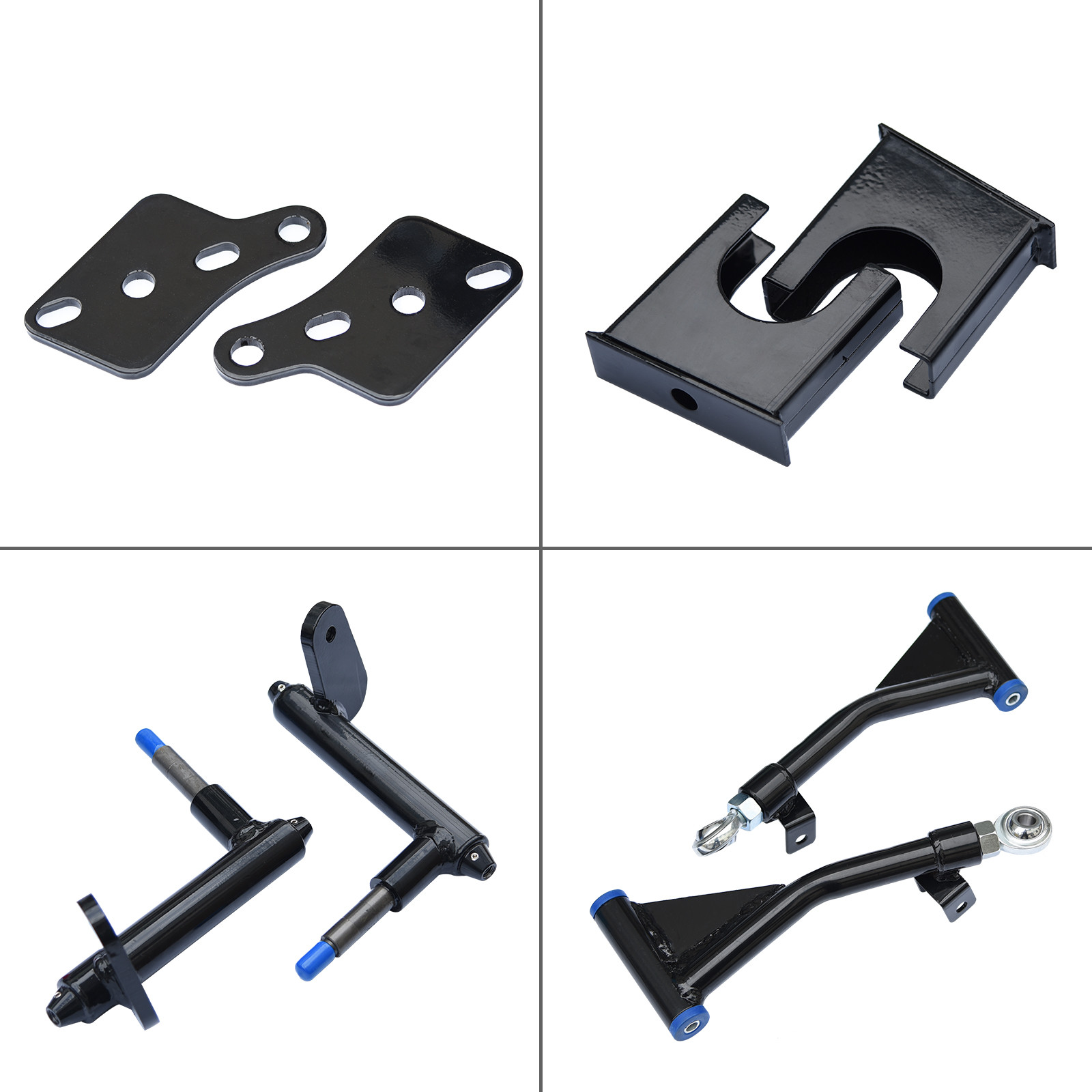 Club Car Precedent 6 inch Heavy Duty Black Steel Golf Cart A-Arm Lift Kit