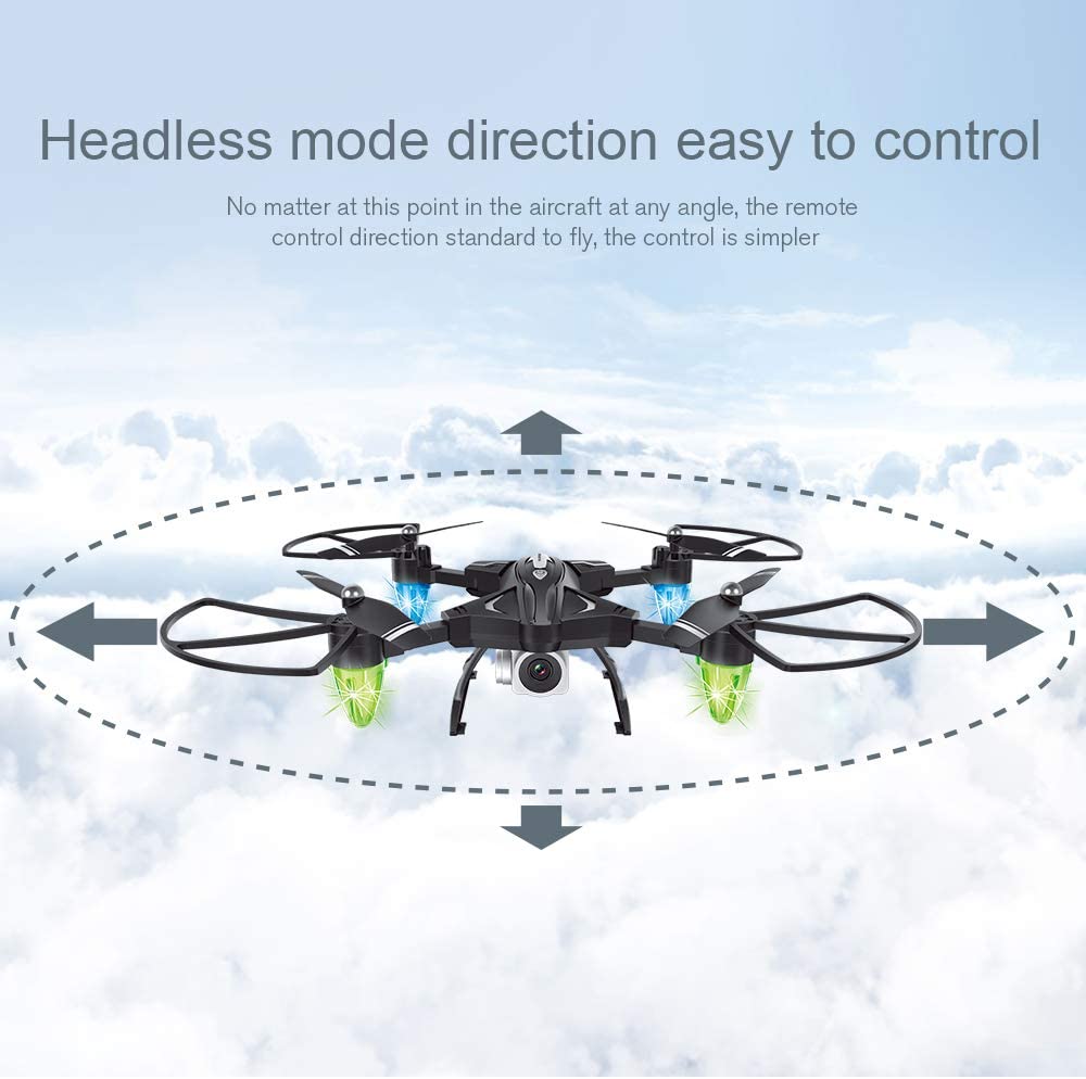 WiFi FPV Camera High Hold Mode Foldable Flight Time 18 Minutes 1080P Quadcopter F69 shenzhen drone