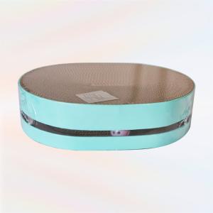 Oval Shape Ecycle Corrugate Scratcher Factory Direct Quality Cat Scratching