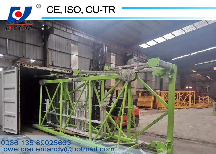 380V/50Hz 1.6*1.6*3m Mast Tower Crane Luffing Jib Crane D4522 Fixed Jib Crane with Tower Crane Trolley