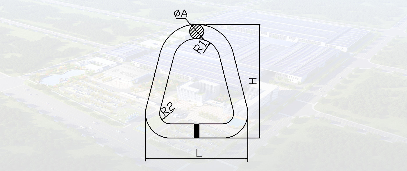 SLR139-ALLOY TRIANGLE RING FOR WEB SLING