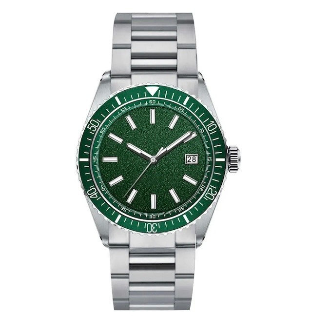 Stainless Steel Mens Automatic Watch Ceramic Bezel Shock Resistant