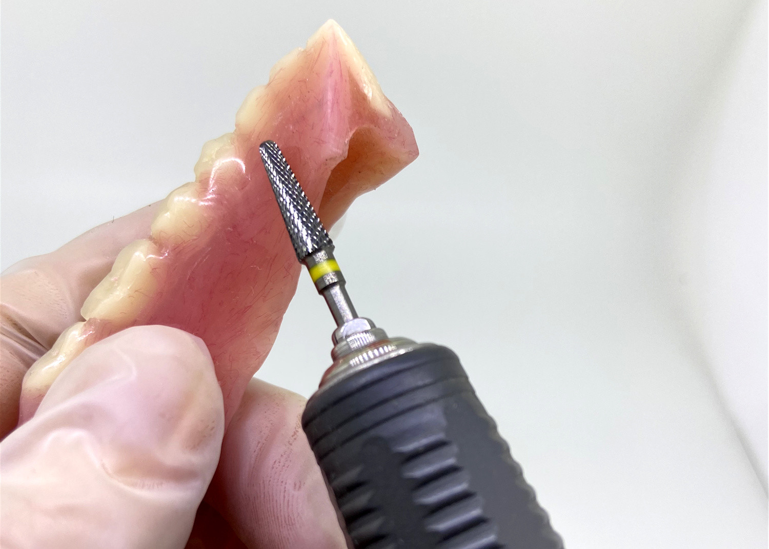 Contouring Dental Tungsten Carbide Burs Diamond Finishing Burs For Acrylics Plaster