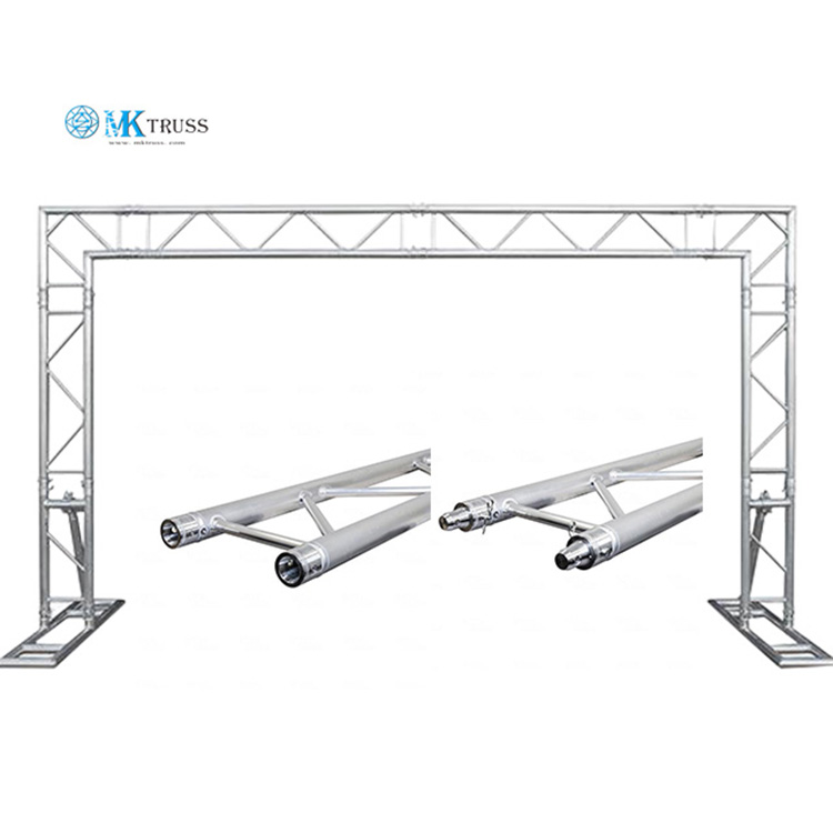 Customized Aluminum Roof Truss DJ for Banner Flat Truss Main Tube 50*2mm/50*3mm Customized