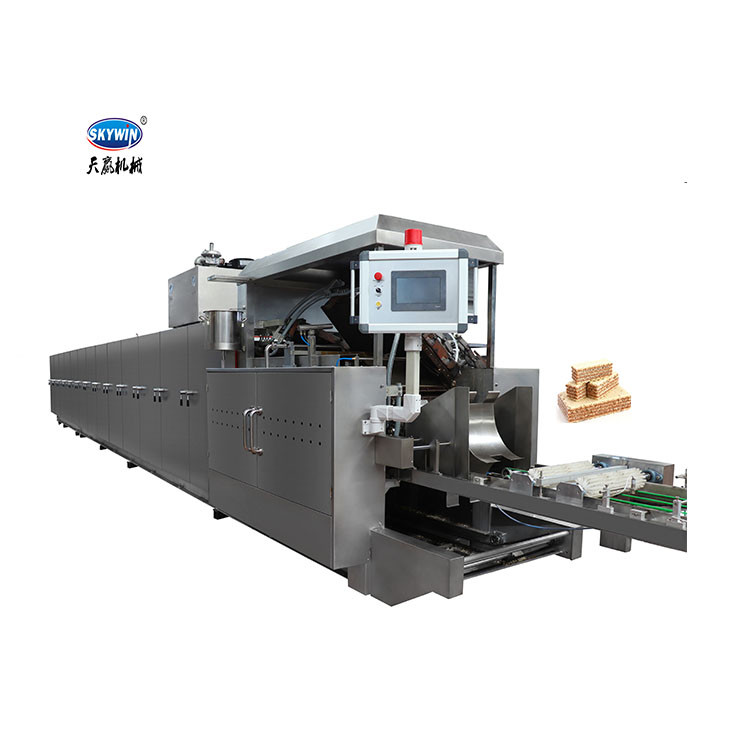 Commercial Wafer Biscuit Production Equipment Wafer Production Line PLC Control
