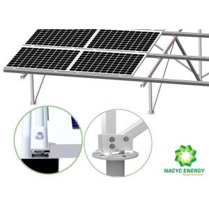 China Anodized Aluminum Ground Solar Racking Systems Framed PV Module Easy Installation on sale