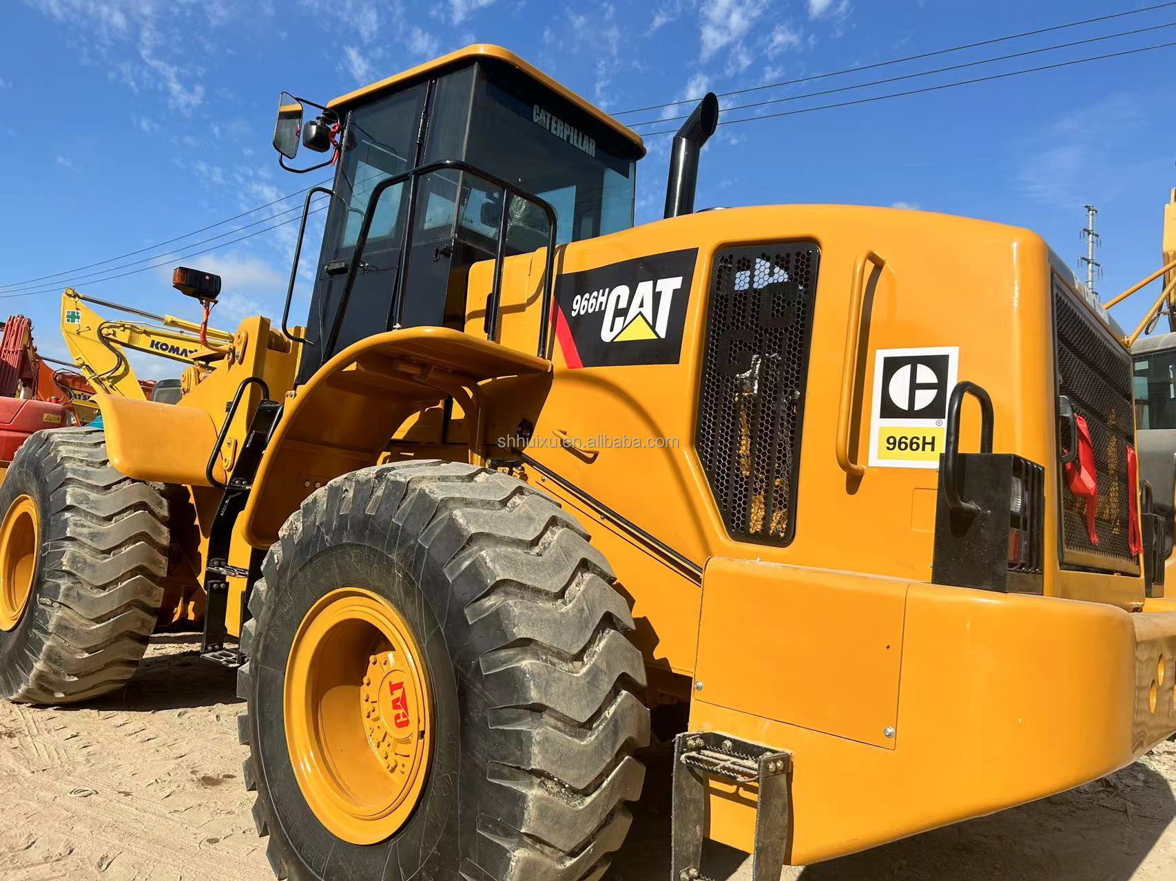 6 ton used loader CAT966H used caterpillar 966 wheel loader used excavator tractor