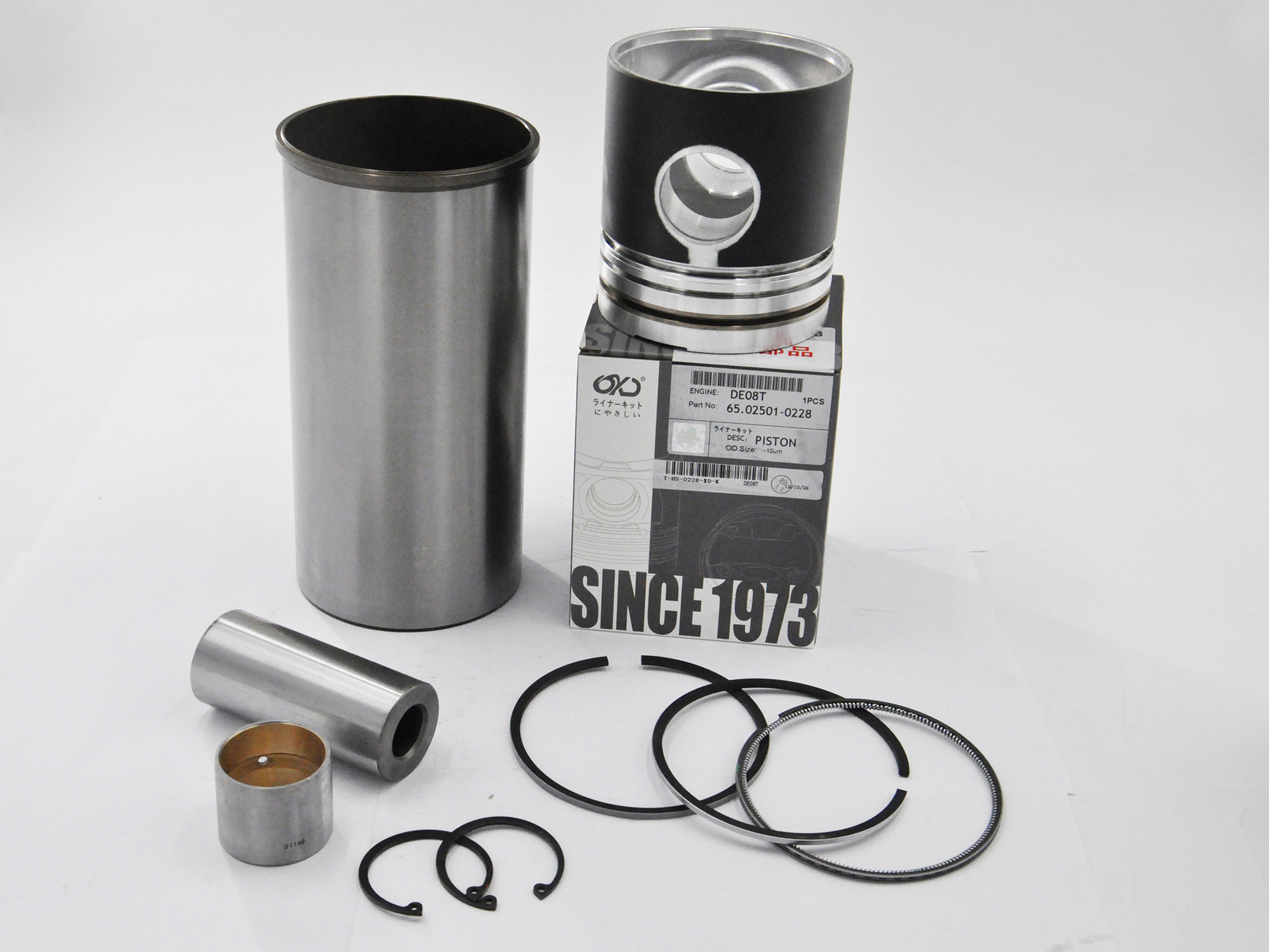 Engine Piston Ring Set Doosan Excavator Spare Parts D1146 Overhaul Kit