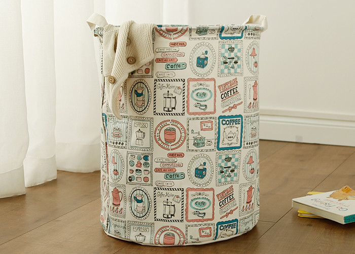 Foldable washing laundry clothes basket toy storage bag large box customized national series