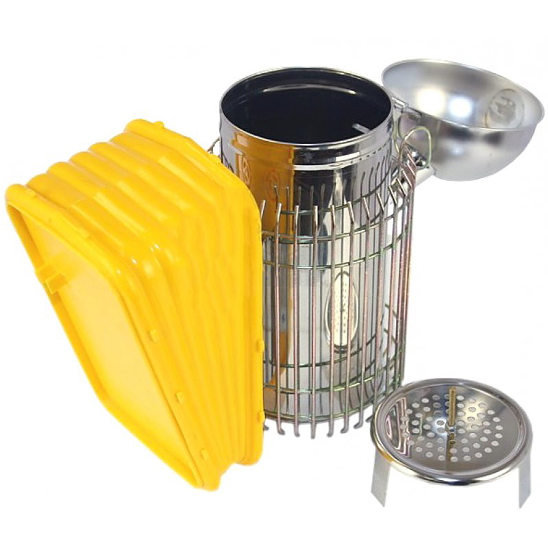 Stainless Steel European Style Size M Bee Hive Smoker