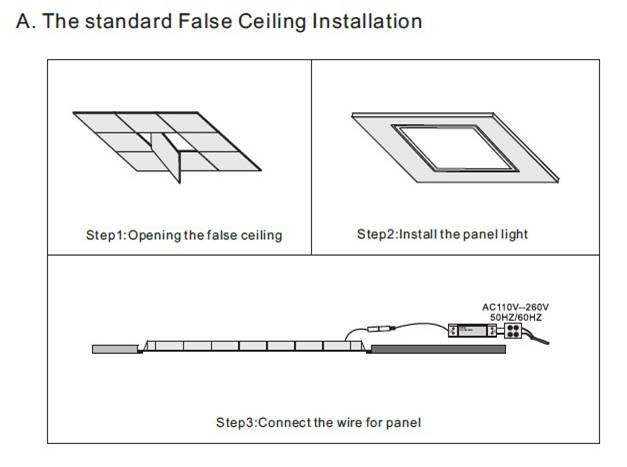 High lumen LED Flat Panel Light Ceiling , 40w LED 600x600 panel lights For Factory