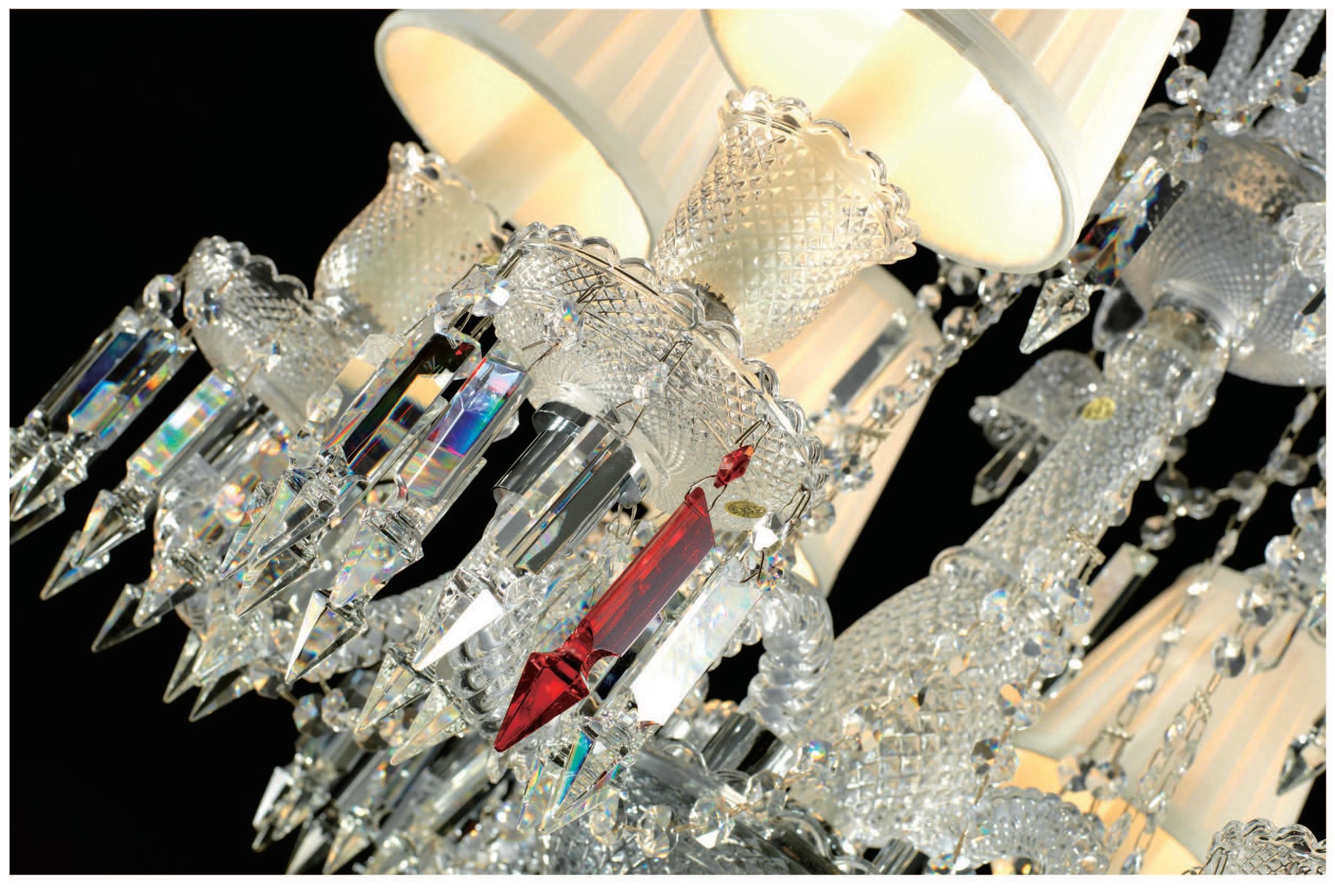 Clear Or Colourful Custom Creative Glass Chandeliers Contemporary Chandeliers For High Ceilings