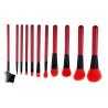 Buy cheap Wooden Handle Red Beauty Professional Cosmetic Brush Set Lightweight from wholesalers