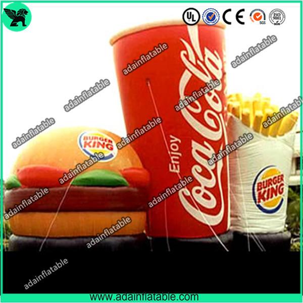 Advertising Inflatable Hamburger ,Inflatable Coca-cola Model,Inflatable French