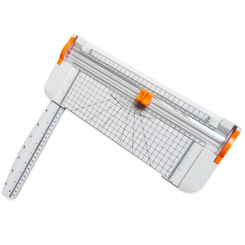 ABS DIY Paper Trimmer for School Home Office ABS Material 12 Sheets Cutting Thickness