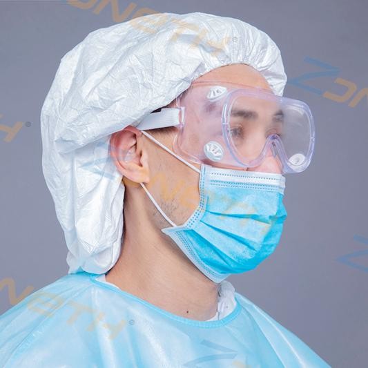 Medical Surgical Breathable 10g Disposable Bouffant Cap