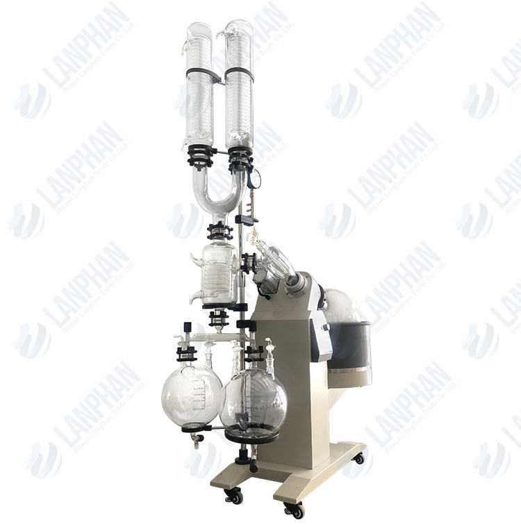 laboratory distillation column double effect vacuum evaporator