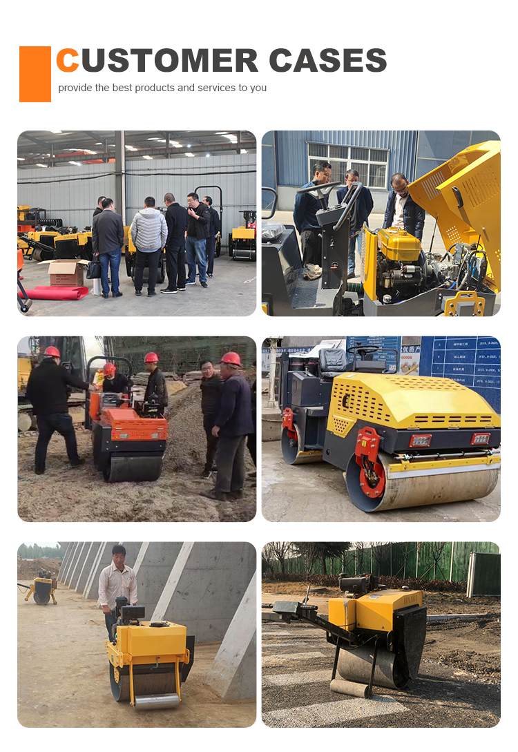 Kawasaki Hydraulic Valve Vibration Road Roller Compactor for Construction Project