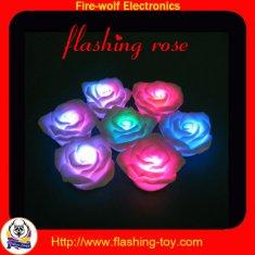 Hot Valentine Gifts AG13 battery PVC LED Flash Rose HL-C3313 for hotel / home /