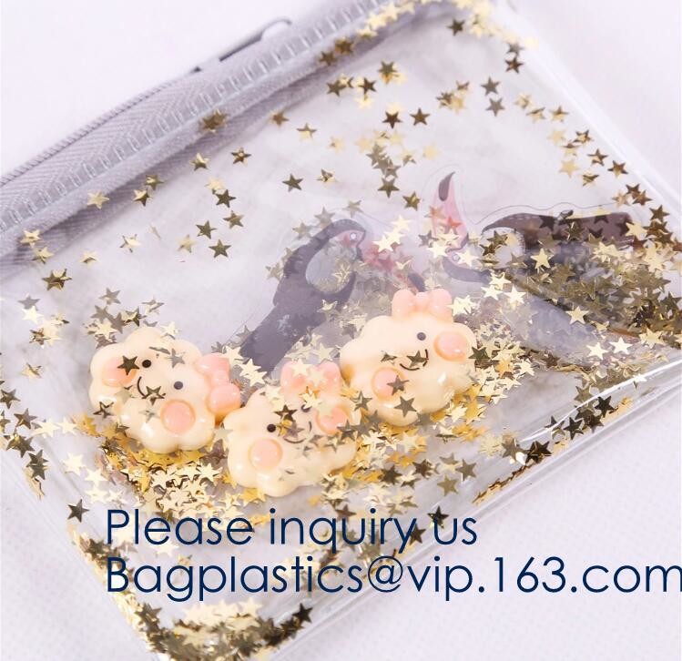 EVA High Quality Holographic neon New Design Custom PVC Jelly Bag Cosmetic Custom Make up Bag for Women BAGEASE PACKAGE