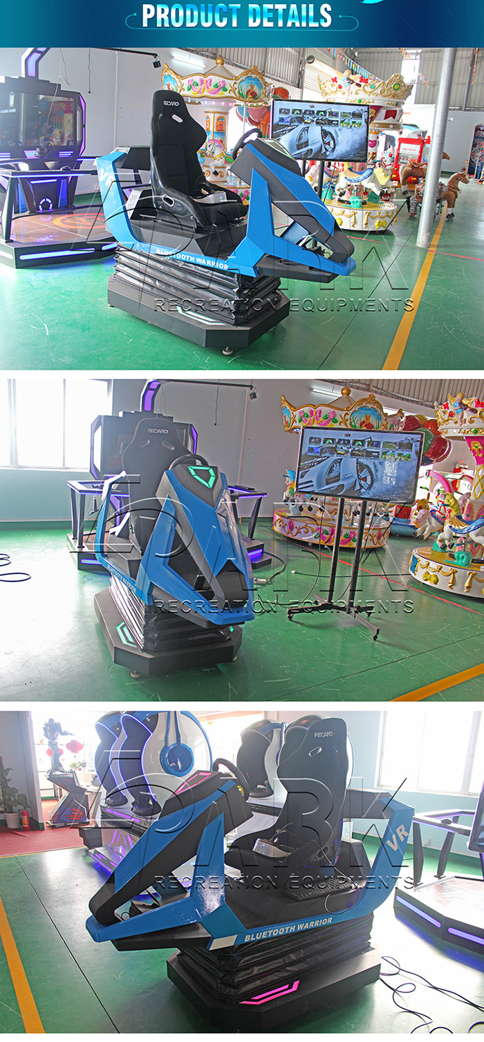virtual reality racing car EPARK virtual environment driving game machine
