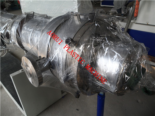 PVC Fiber Reinforced Horse Plastic Pipe Extrusion Line with Double screw extruder