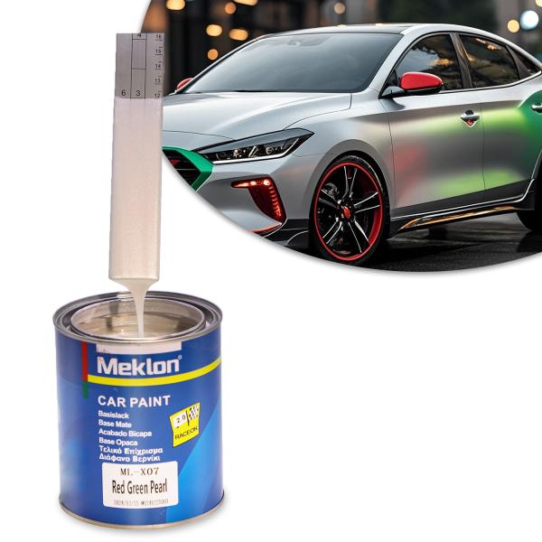 Automotive 1K Red Green Pearl High Solid High Gloss Acrylic Car Paint Hot Sale