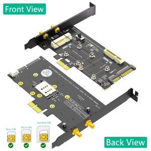 Mini PCI-E To PCI-E 1x And MSATA To SATA3 WiFi Adapter For 3G 4G LTE Msata SSD