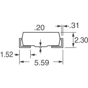 ES2CA-13-F 2.0A Super Fast Power silicon rectifier diode For surface mounted