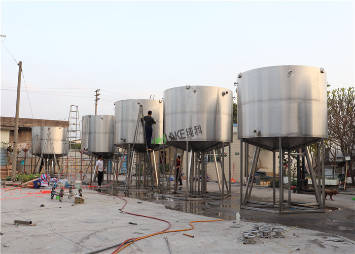 SS304 Blender Stainless Steel Filter Housing Feeding Tank Transit Pot